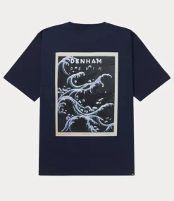 Denham Wave tee hcj medieval blue 01-25-01-52-190