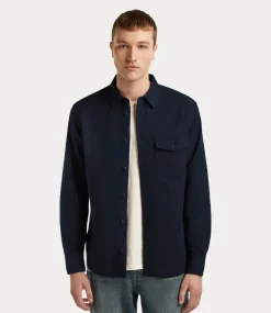 Denham Worker reg shirt sc navy blazer 01-25-02-40-288