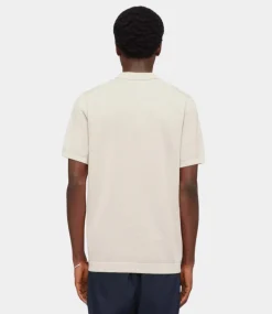 Drykorn Triton polo s/s brown beige 420187-1821