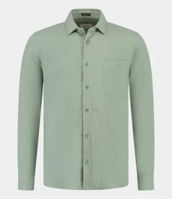 Dstrezzed Axton shirt lily pad 303816-SS25-561