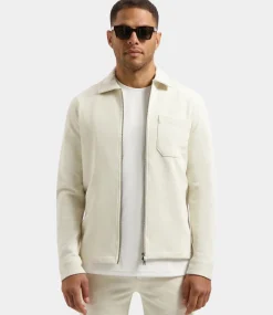 Dstrezzed Pike overshirt silver birch 151030-SS25-107