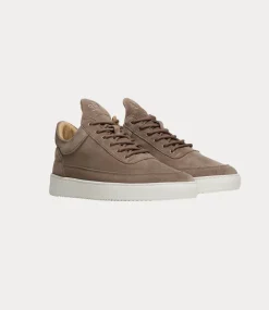 Filling Pieces Low top suede organic earth 1012279-3055
