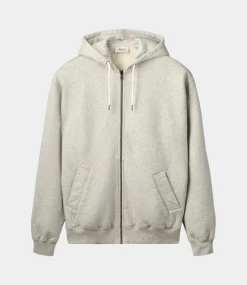 Foret Noon zip hood snow melange F4835-SNOW