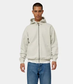 Foret Noon zip hood snow melange F4835-SNOW