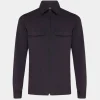 Genti Oaks overshirt navy S2095-1967-010