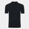 Genti Polo button s/s navy K2046-1260-010