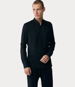 Genti South fashion shirt black S9255-1120-020
