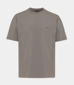 Genti Tee s/s light brown J2025-1227-046