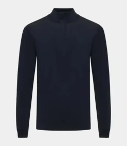 Genti Turtle zip l/s navy K2048-1260-010