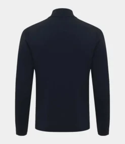 Genti Turtle zip l/s navy K2048-1260-010