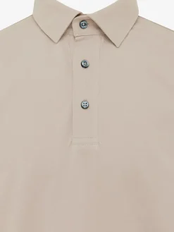 Gentiluomo Polo 3 button brown J2017-202-042