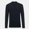 Gentiluomo Turtle zip structure navy K2042-260-010