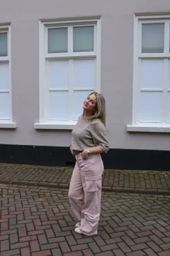 Gestuz AlphaGZ ss tee Warm Sand Melange 10909815-1512141