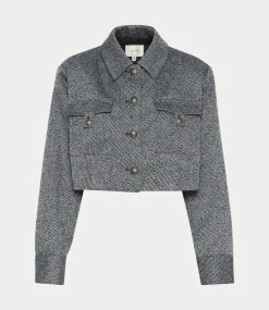 Gestuz BelmaGZ blazer Blue twill structure 10909731-106826