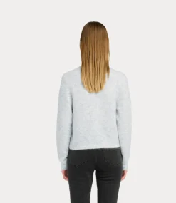 Gestuz Debbie cardigan blizzard melange 10909331-106121