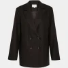 Gestuz ElarahGZ linen blazer NOOS Black 10909832-100017