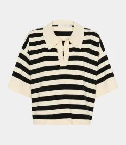 Gestuz GZalli pullover Black/Ivory striped 10910128-107569