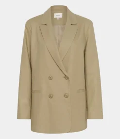 Gestuz GZizza linen blazer Silver Sage 10910285-170510