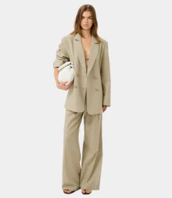 Gestuz GZizza linen blazer Silver Sage 10910285-170510