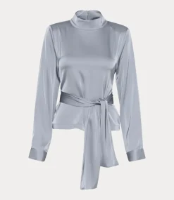 Gestuz HarperGZ LS blouse Grey blue 10909751-105098