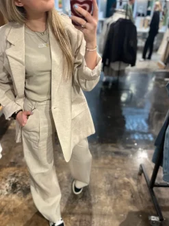 Gestuz Liza linen blazer tammy light san 10908813-105178