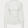 Gestuz RifaGZ puff blouse Egret 10904986-110103