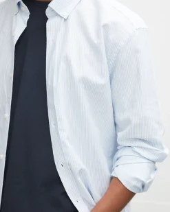 Goodpeople Oxford shirt Light Blue White - 90000203-7019