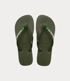 Havaianas Brasil logo green green 4110850-3058