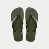 Havaianas Brasil logo green olive green olive 4110850-5983