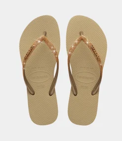 Havaianas Slim glitter ll sand gold lt metalico 4146975 9177