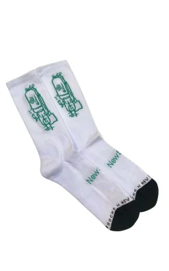 Heroes on Socks X NewStyle socks green