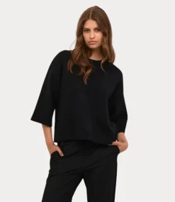 Karen By Simonsen Doddiekb knit tee meteorite 10104920-194008