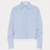 Karen By Simonsen kbtessa shirt light blue stripe