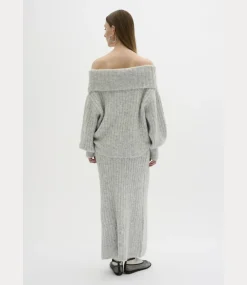 Karen By Simonsen Kbtiffanie pullover opal gray melange 10105293-1638011