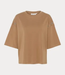 Karen By Simonsen kbtika tee toasted coconut 10105316-181029