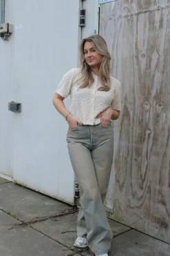 Karen By Simonsen kbunice cardigan egret 10105375-110103