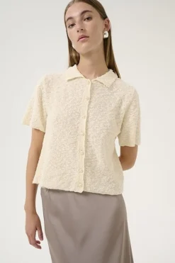 Karen By Simonsen kbunice cardigan egret 10105375-110103