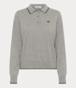 Karen By Simonsen Zabrina polo opal gray melange 10105682-163801