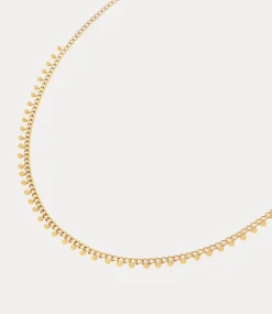 Label Kiki Baby dots necklace gold KSK1561-GOLD