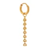 Label Kiki Baby shell hoop gold KSH1761-GOLD