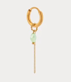 Label Kiki Chain light green hoop gold KSH2651-GOLD