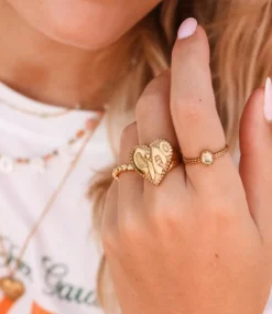 Label Kiki Ciao bella ring gold KR043-GOLD