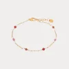 Label Kiki Dottie ruby bracelet gold KSA2761-GOLD