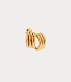 Label Kiki Double stripe hoop gold KSH2901-GOLD