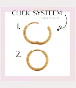 Label Kiki Hilly big hoop gold KSH2591-GOLD