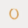 Label Kiki Hilly medium hoop gold KSH2601-GOLD