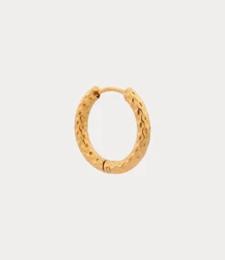 Label Kiki Hilly medium hoop gold KSH2601-GOLD