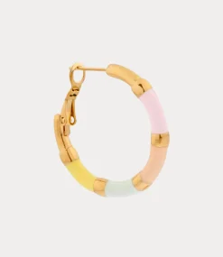 Label Kiki Hoola pastel hoop gold KSH2961-GOLD