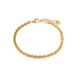 Label Kiki Label Kiki Hooked up round bracelet gold KSA1251-GOLD