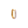 Label Kiki Lilac oval hoop gold KSH2011-GOLD